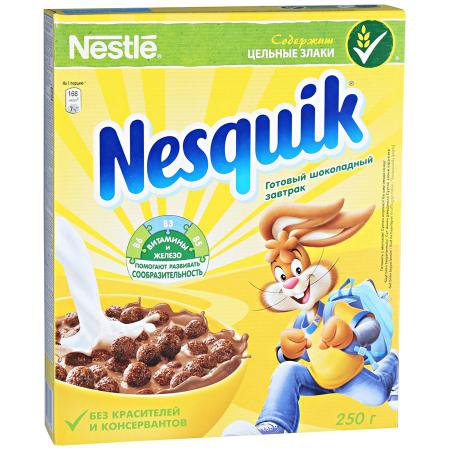 Шоколадные шарики «Nesquik» DUO, 250 г