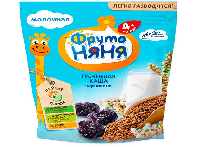 Каши heinz с черносливом