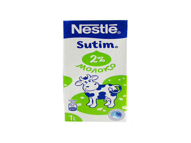 Молоко Nestle Sutim легкое 2% 1л - Lochin