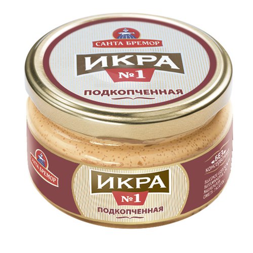 Икра Санта Бремор деликатесная подкопченная 180г - Lochin