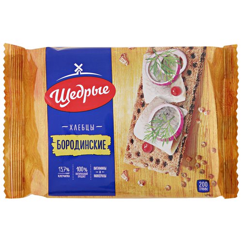 Хлебцы Щедрые бородинские, 200г - Lochin