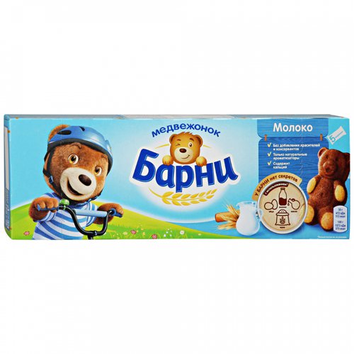 Купить Пирожное бискв. Медвежонок Барни с шоколадной начинкой 30г Украина