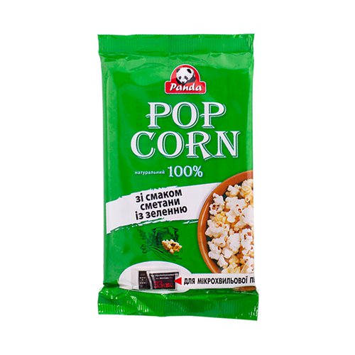Зерно кукурузы Pop Corn со вкусом сметаны с зеленью, 100г - Lochin